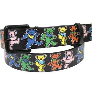 Grateful Dead Dancing Bear Black Belt